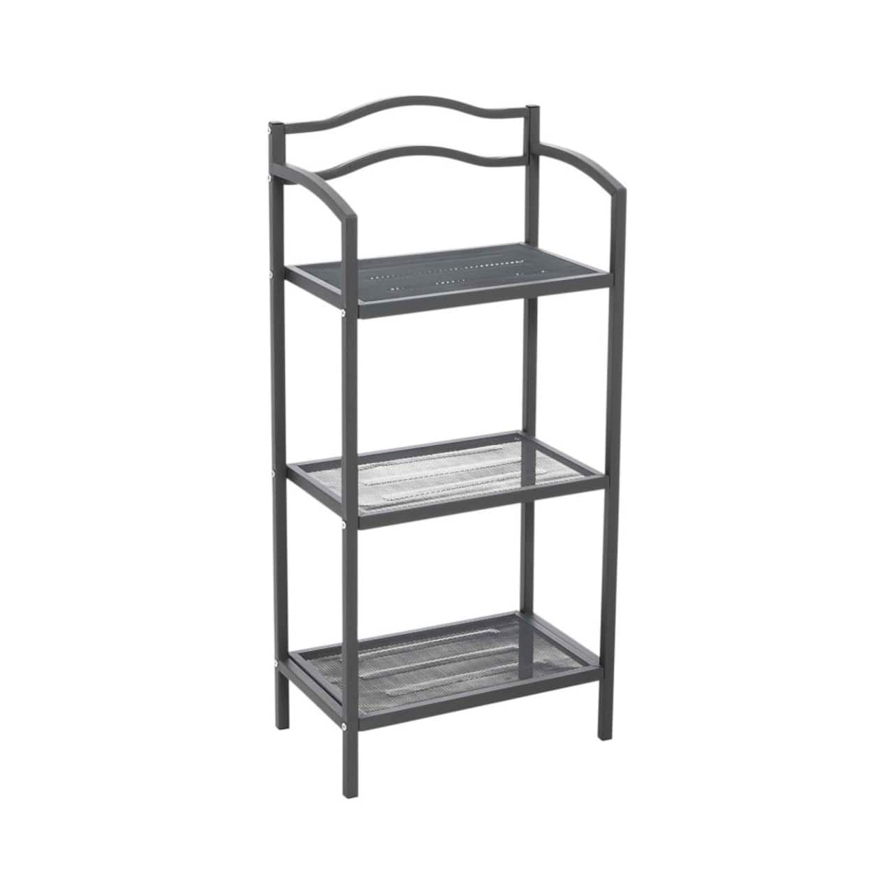 Household Essentials 3-Tier Metal Bathroom Storage Shelf